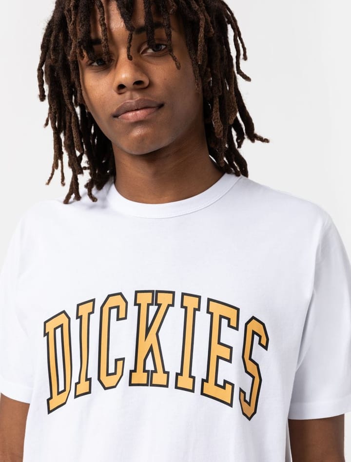 Dickies AITKIN TEE WHITE/HONEY GLD Dickies