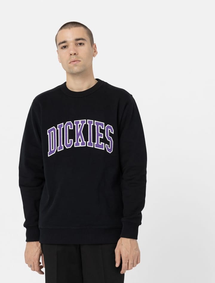 Dickies Aitkin Sweatshirt Grey Melange Black/Imperial Palace Dickies Dickies Aitkin Sweatshirt Grey Melange Black/Imperial Palace Dickies