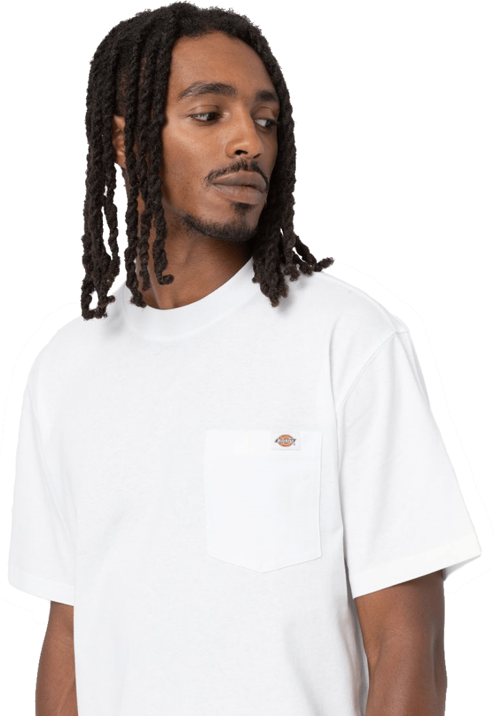 Dickies Men's Luray Short Sleeve Pocket Tee White Dickies Dickies Men's Luray Short Sleeve Pocket Tee White Dickies