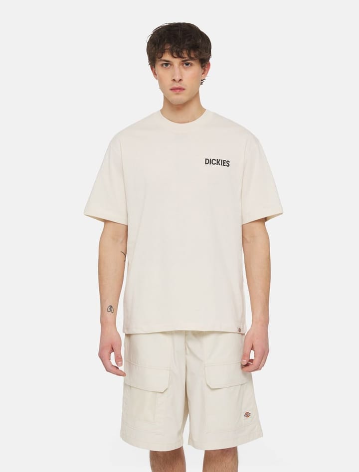 Dickies Beach Tee Ss Whitecap Gray Dickies