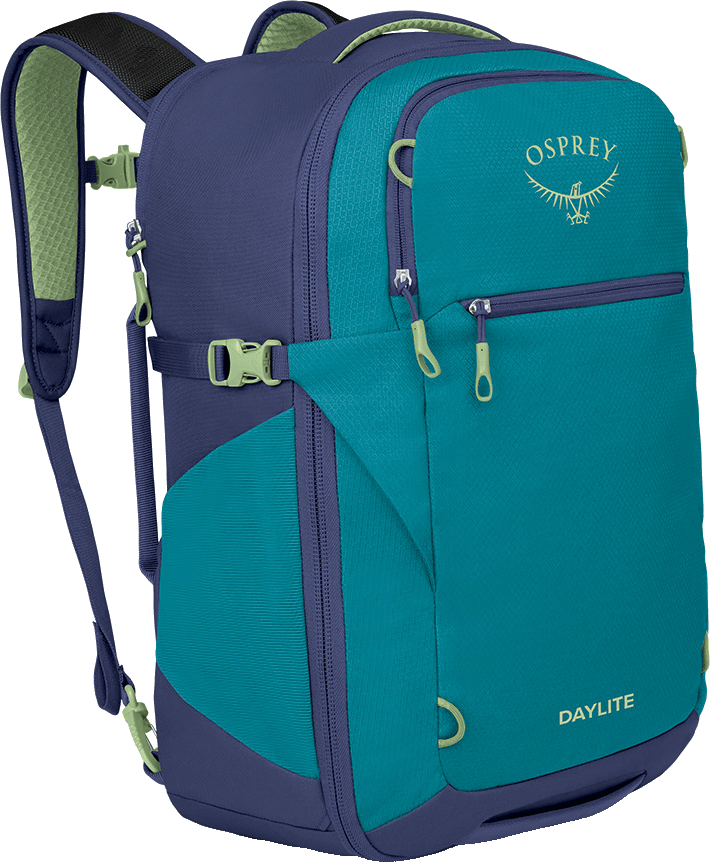 Osprey Daylite Carry-On Travel Pack 35 Blue Spikemoss/Alkaline Osprey Osprey Daylite Carry-On Travel Pack 35 Blue Spikemoss/Alkaline Osprey