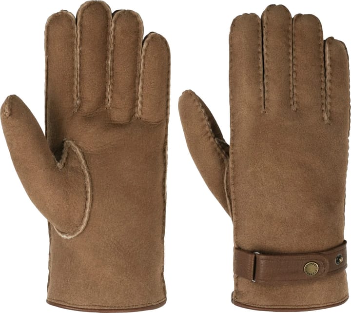 Stetson Deerskin Lambswool Gloves Brown Stetson