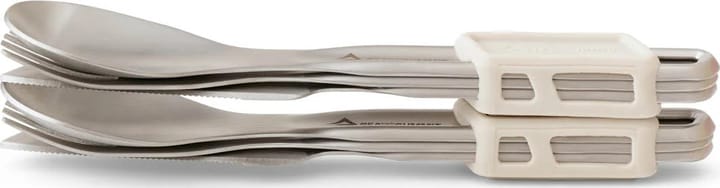 Sea To Summit Detour Stainless Steel Cutlery Set 6 Piece Stainless Steel Grey Sea To Summit
