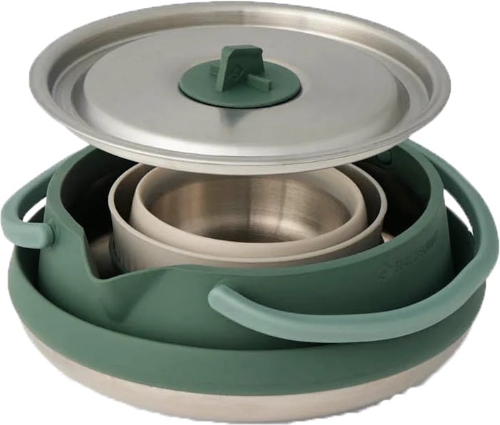 Sea To Summit Detour Stainless Steel Kettle Cook Set - [3 Piece] Multi Sea To Summit