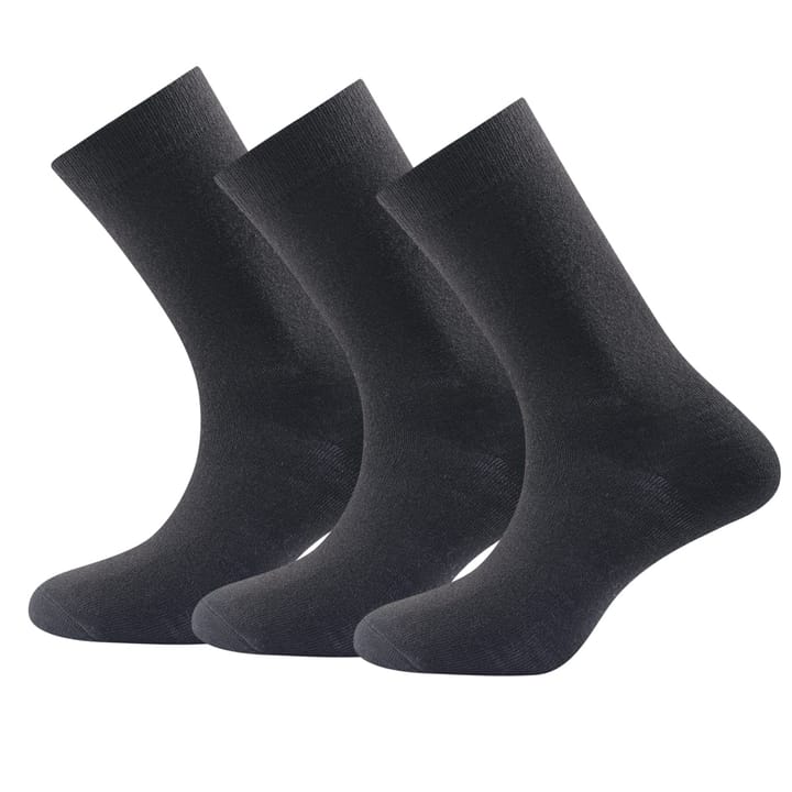 Devold Daily Medium Sock 3pk Black Devold