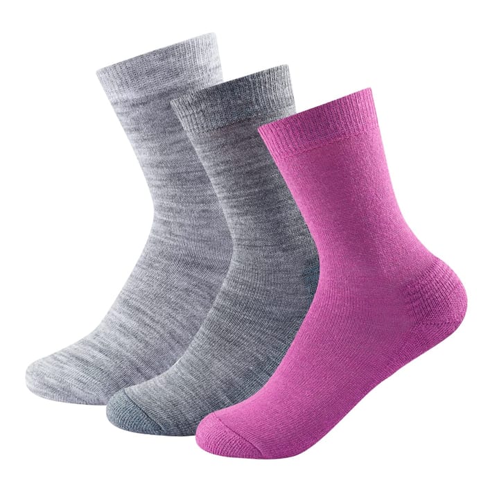 Devold Daily Medium Woman Sock 3pk Anemone Mix Devold