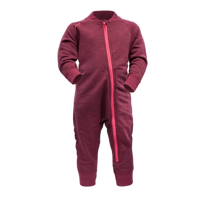 Devold Nibba Merino Playsuit Baby BEETROOT MELANGE Devold