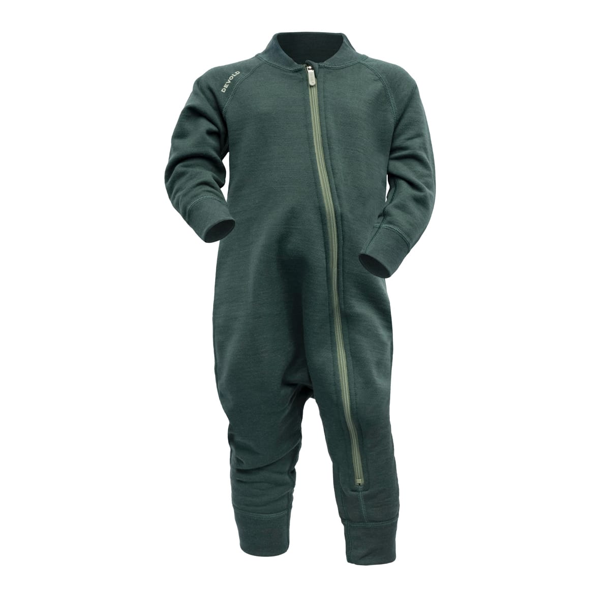 Devold Nibba Merino Playsuit Baby WOODS