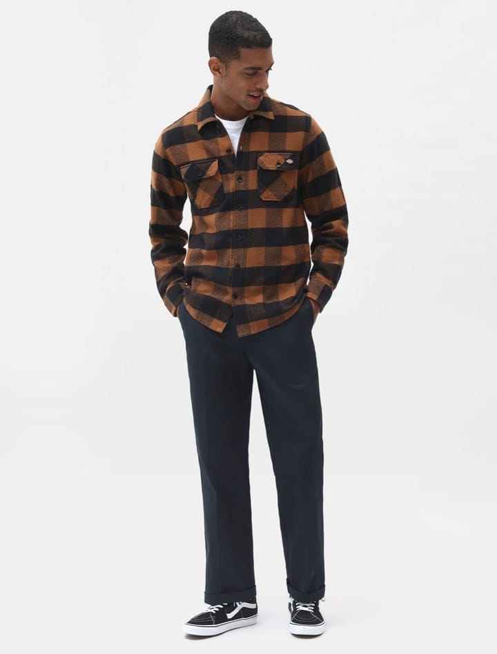 Dickies Men's Sacramento Shirt BROWN DUCK Dickies Dickies Men's Sacramento Shirt BROWN DUCK Dickies