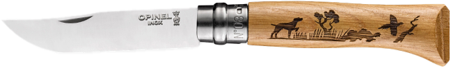 Opinel N.08 Animalia Oak Wood