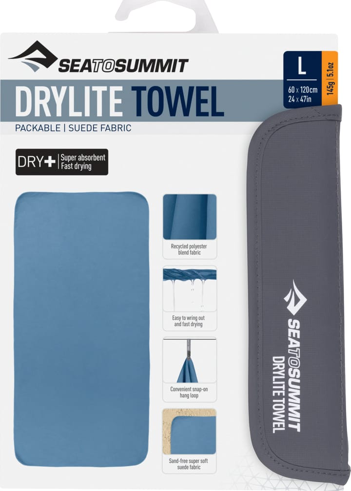 Sea To Summit Drylite Towel L Moonlight Blue Sea To Summit