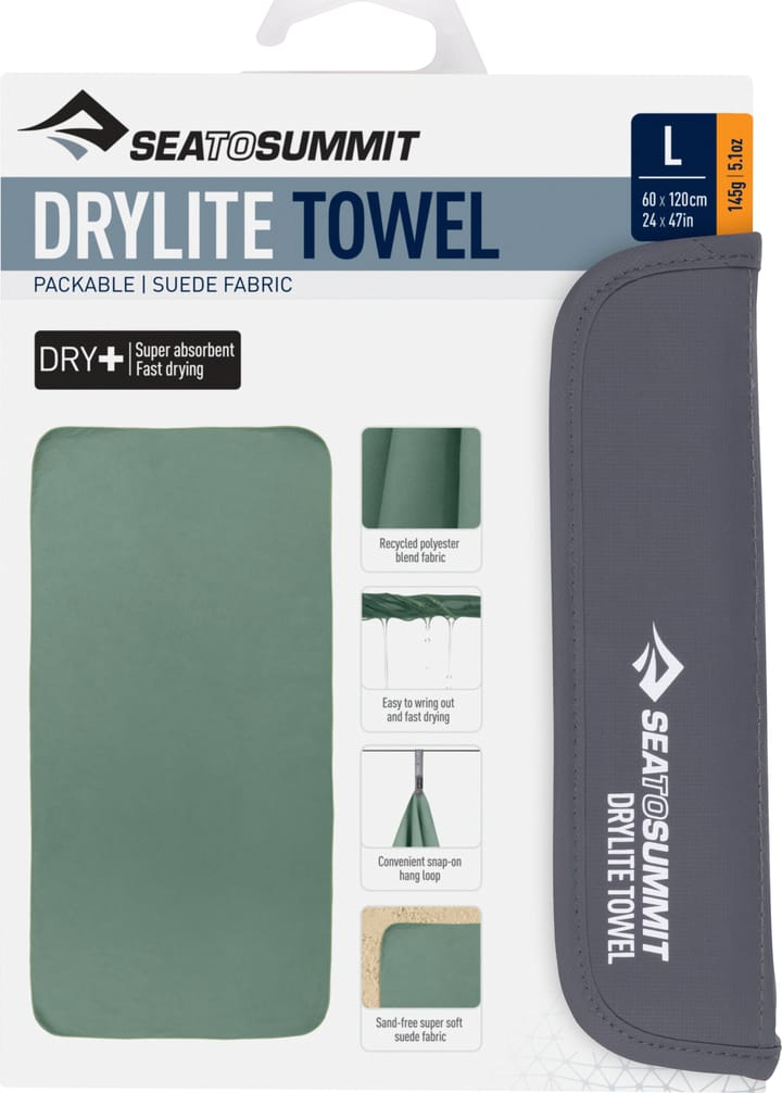 Sea To Summit Drylite Towel L Sage Green Sea To Summit