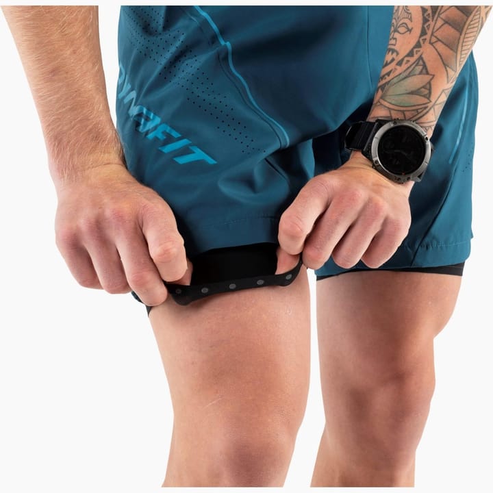 Dynafit Men's Ultra 2in1 Shorts Petrol Black Out Dynafit Dynafit Men's Ultra 2in1 Shorts Petrol Black Out Dynafit