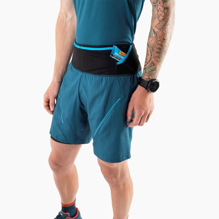 Dynafit Men's Ultra 2in1 Shorts Petrol Black Out Dynafit Dynafit Men's Ultra 2in1 Shorts Petrol Black Out Dynafit