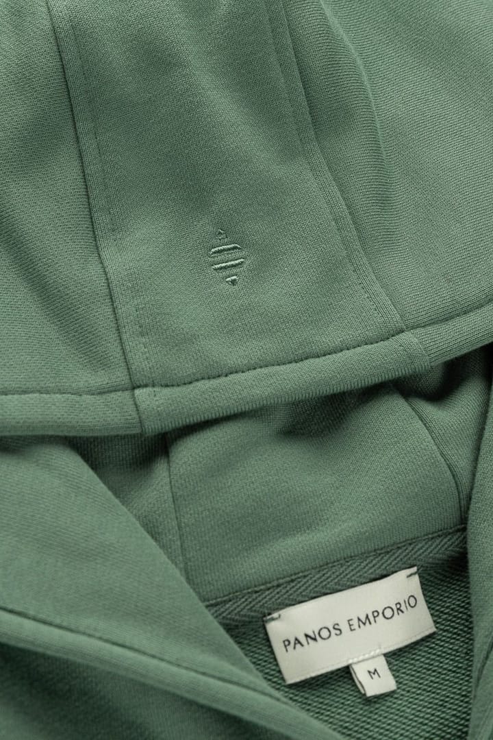 Panos Emporio PE ELEMENT ZIPPED HOOD Earth green Panos Emporio
