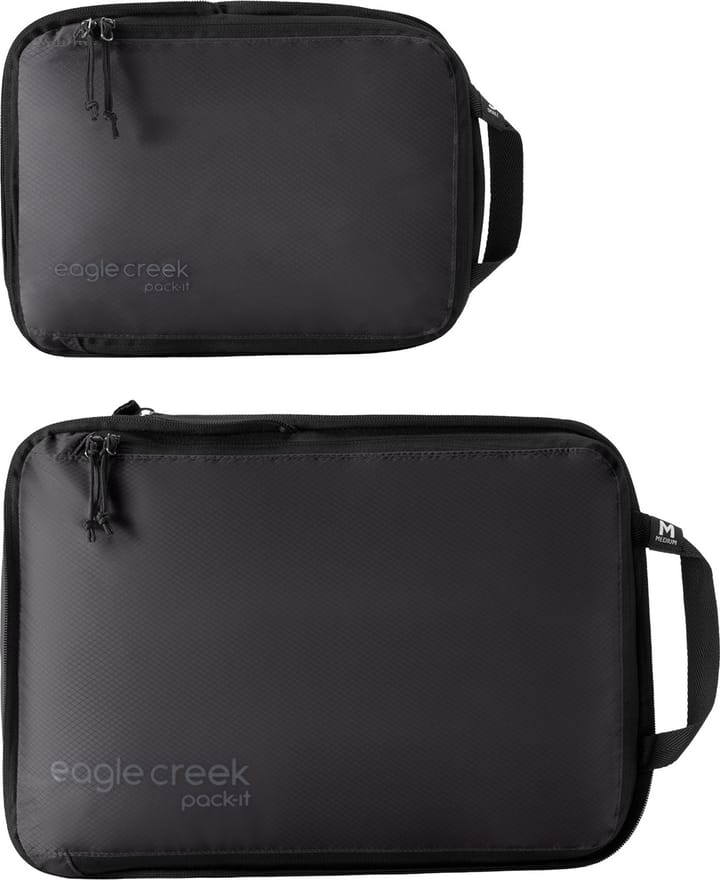 Eagle Creek Pack-It Isolate Compression Cube Set S/M Black Eagle Creek Eagle Creek Pack-It Isolate Compression Cube Set S/M Black Eagle Creek