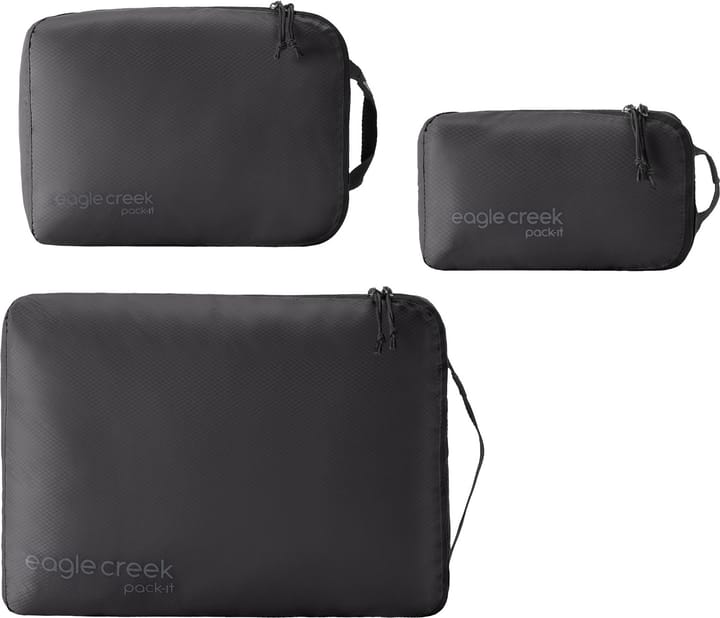Eagle Creek Pack-It Isolate Cube Set XS/S/M Black Eagle Creek