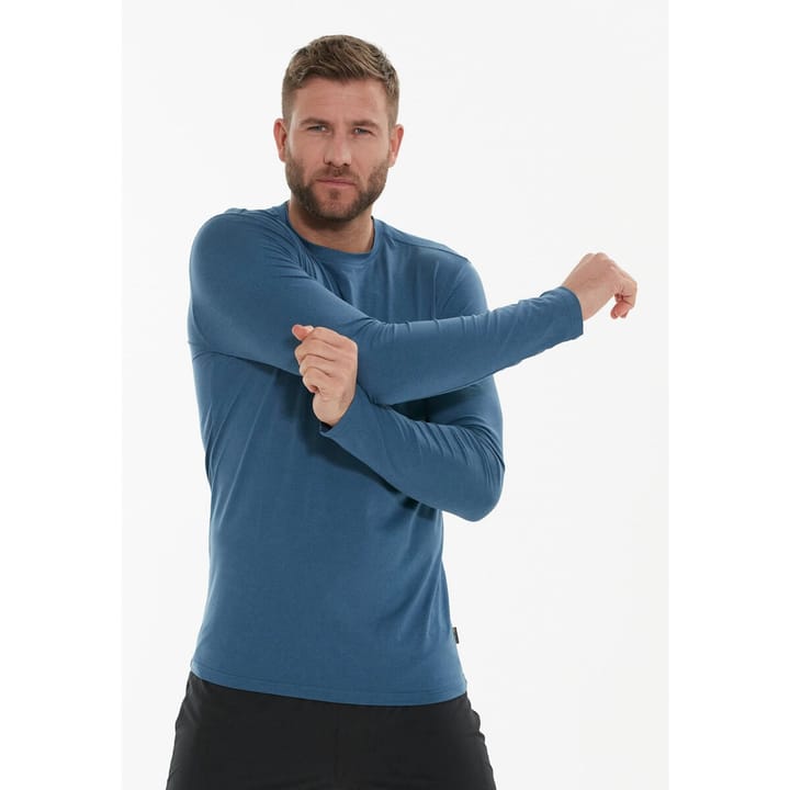 Elite Lab Sustainable X1 Elite M L/S Tee Slate Blue Elite Lab