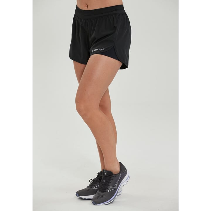 Elite Lab Run W Lightweight 2-In-1 Shorts 5" Black Elite Lab