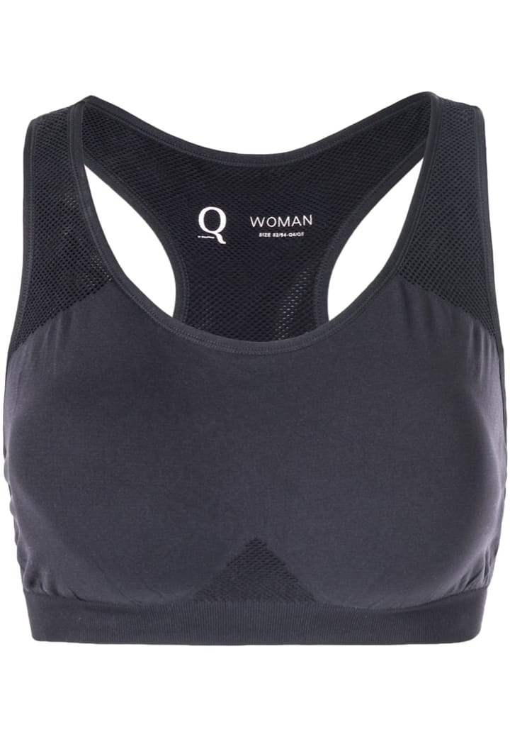 Q Sportswear Rosa W Medium Support Seamless Bra Black