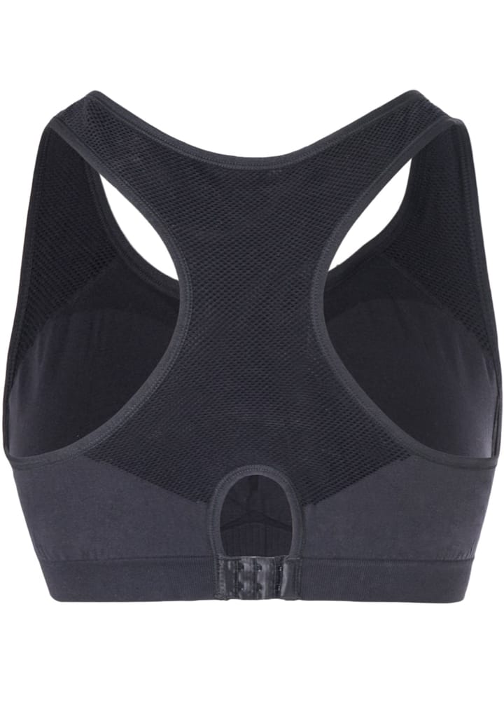 Q Sportswear Rosa W Medium Support Seamless Bra Black Q Sportswear