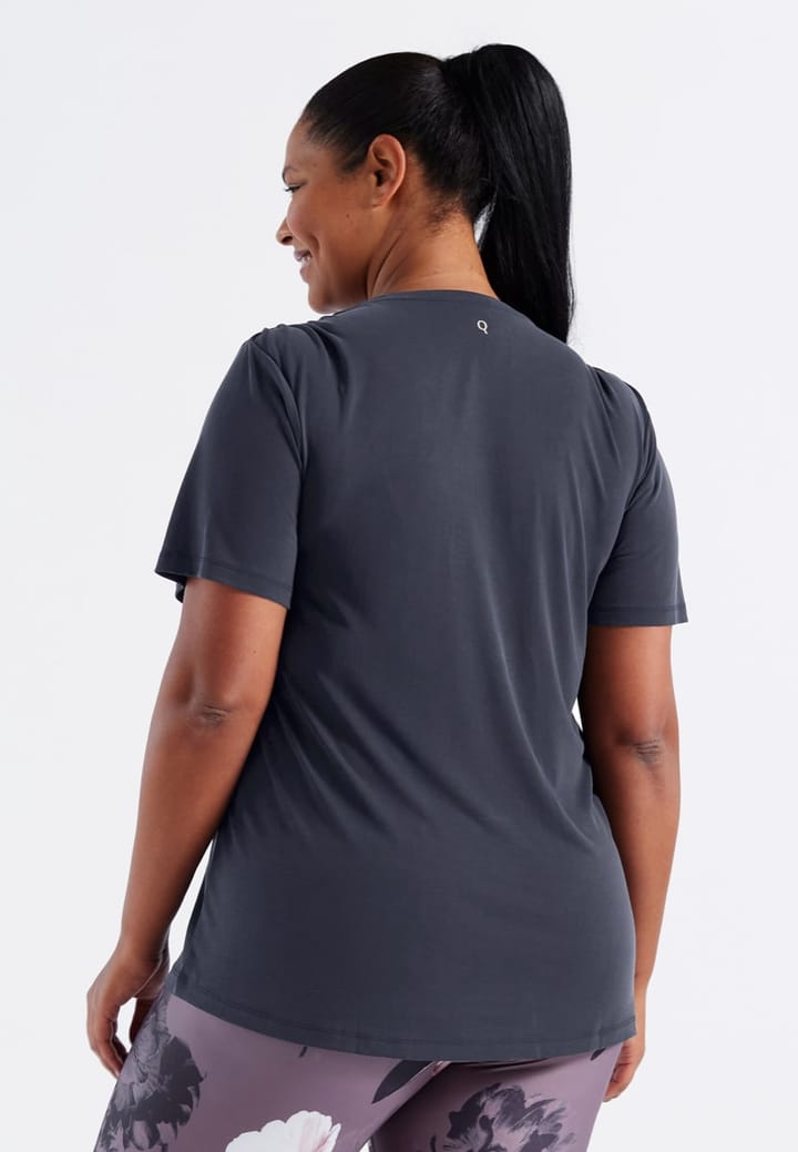 Q Sportswear Zamilla W Loose Fit Tee Ebony Q Sportswear