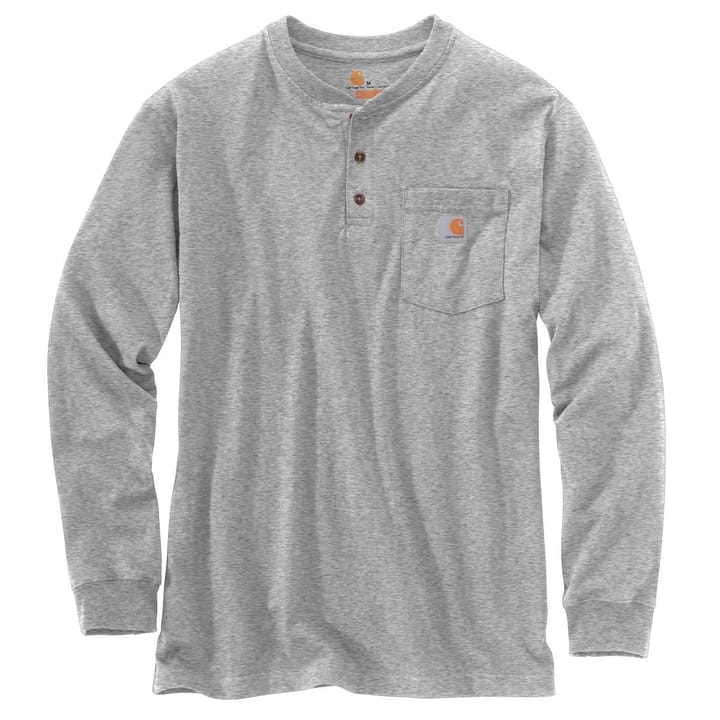 Carhartt Workwear Pocket Henley L/S HEATHER GREY Carhartt