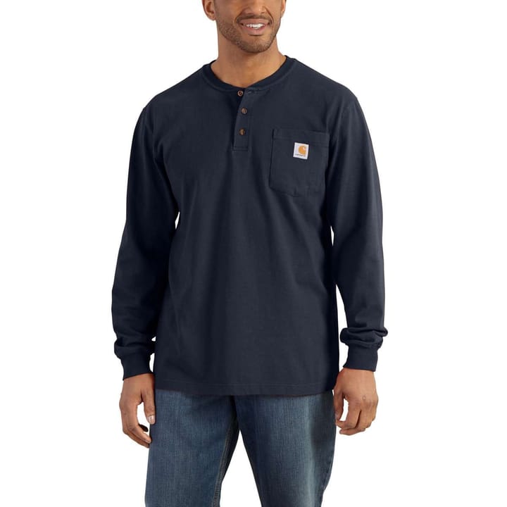 Carhartt Workwear Pocket Henley L/S Navy Carhartt Carhartt Workwear Pocket Henley L/S Navy Carhartt
