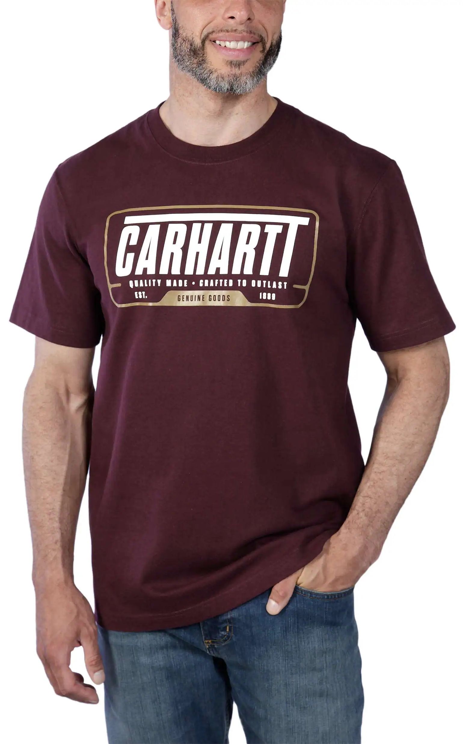 Carhartt Men's Heavyweight Graphic Short Sleeve TShirt Port Køb