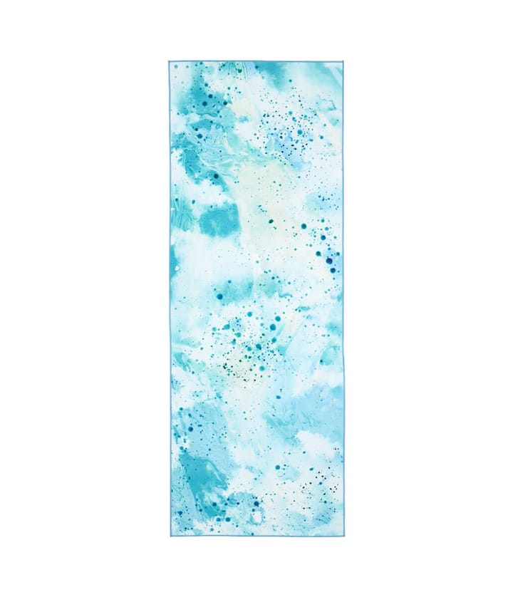 Manduka Equa Yoga Mat Towel Splatter Splash Blue 182cm Manduka