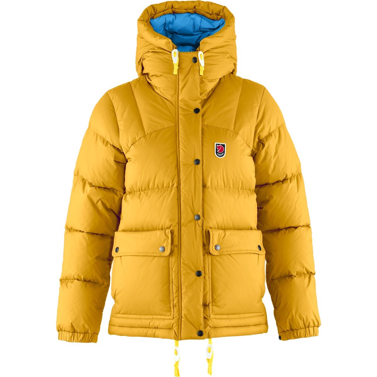 Fjällräven Expedition Down Lite Jacket W Mustard Yellow-Un Blue