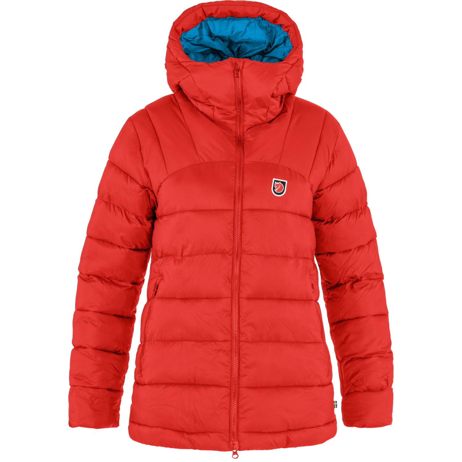 Fjällräven Women's Expedition Mid Winter Jacket True Red-Un Blue