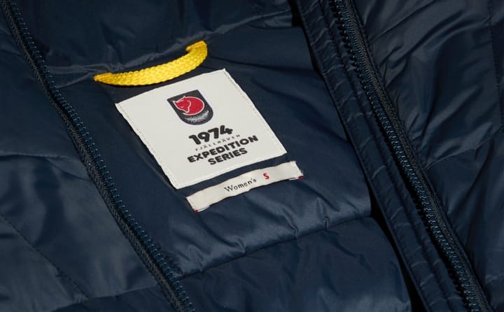 Fjällräven Women's Expedition Pack Down Hoodie Mustard Yellow Fjällräven