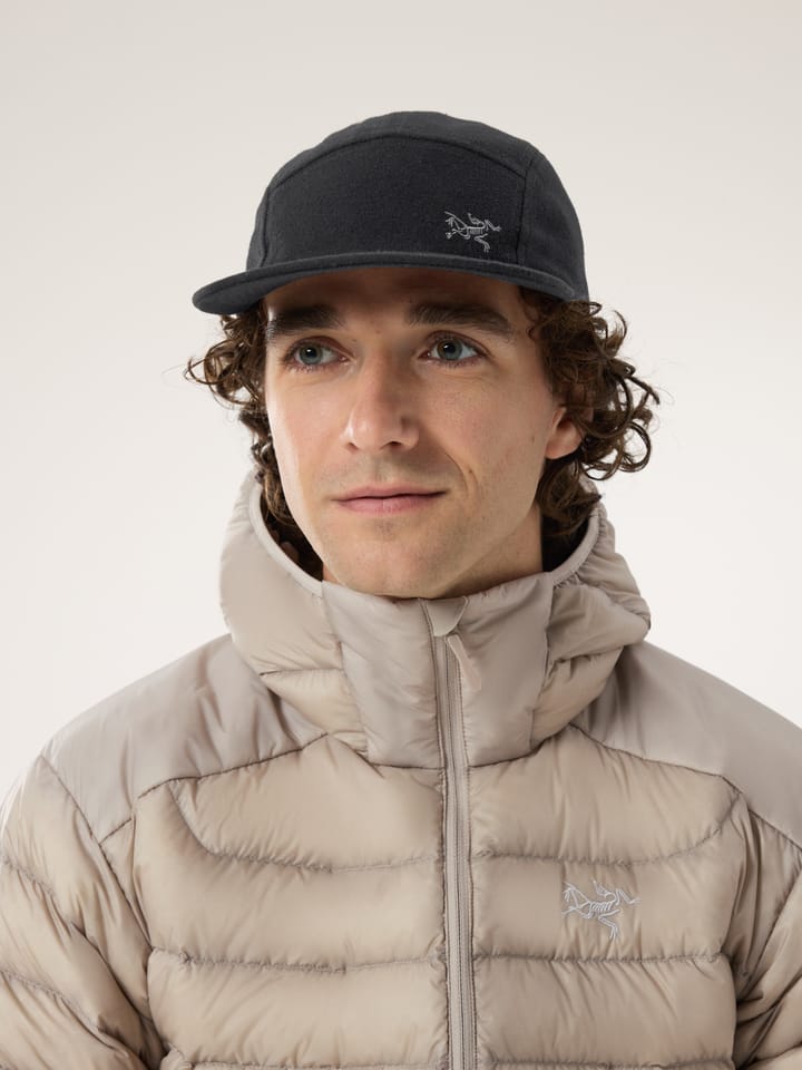 Arc'teryx Wool Calidum 5 Panel Hat Black Arc'teryx