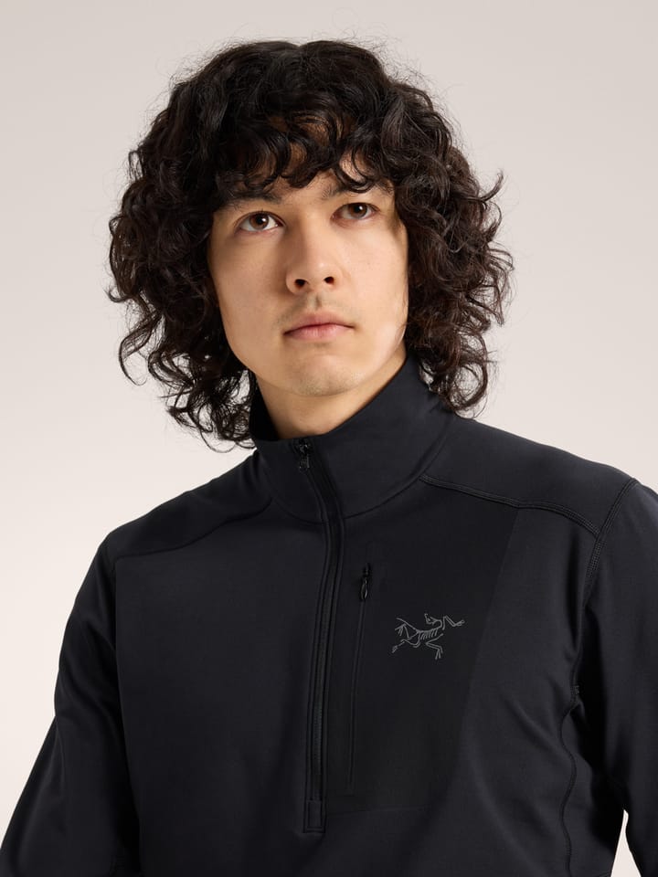 Arc'teryx Rho Lt Zip Neck Men'S Black Arc'teryx Arc'teryx Rho Lt Zip Neck Men'S Black Arc'teryx