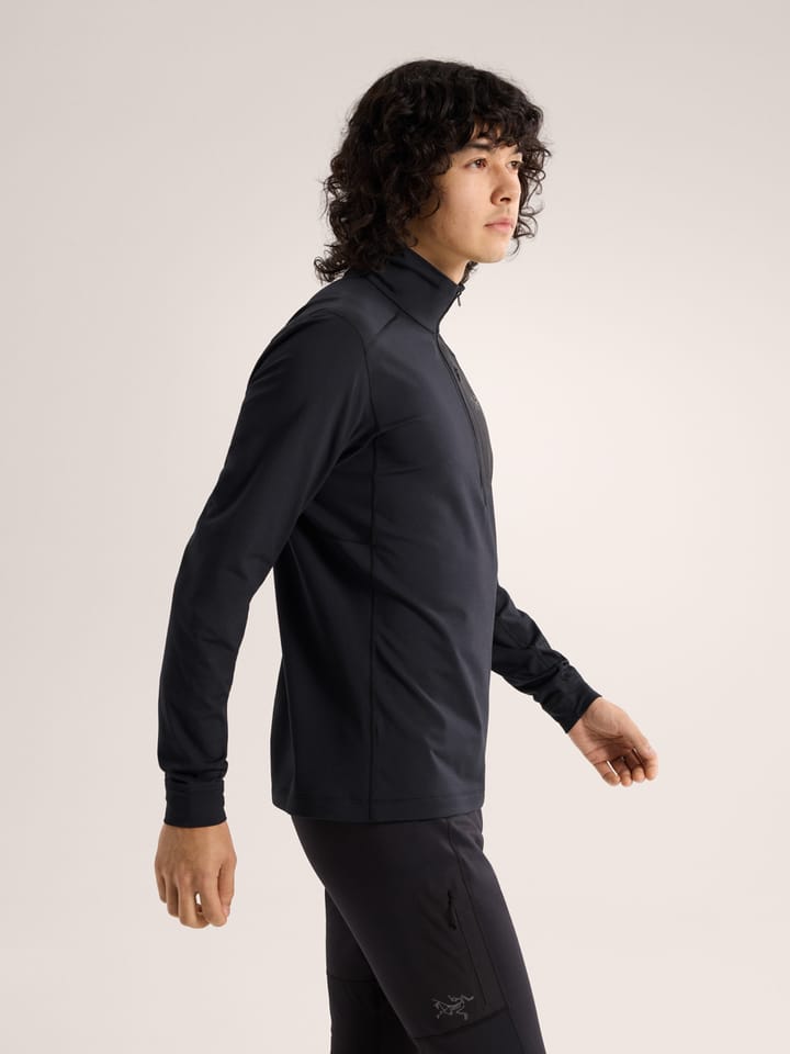 Arc'teryx Rho Lt Zip Neck Men'S Black Arc'teryx Arc'teryx Rho Lt Zip Neck Men'S Black Arc'teryx