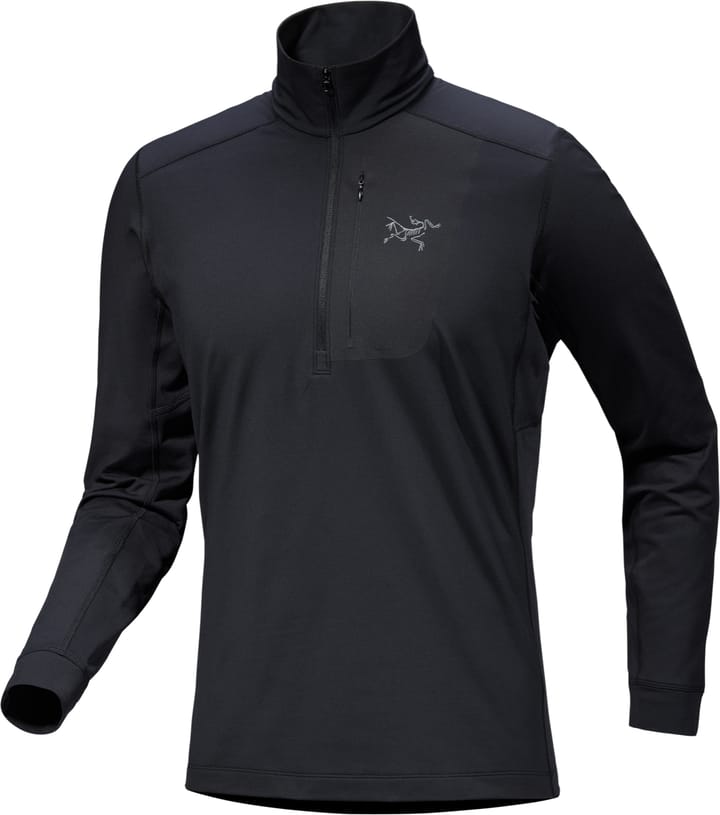 Arc'teryx Rho Lt Zip Neck Men'S Black Arc'teryx Arc'teryx Rho Lt Zip Neck Men'S Black Arc'teryx