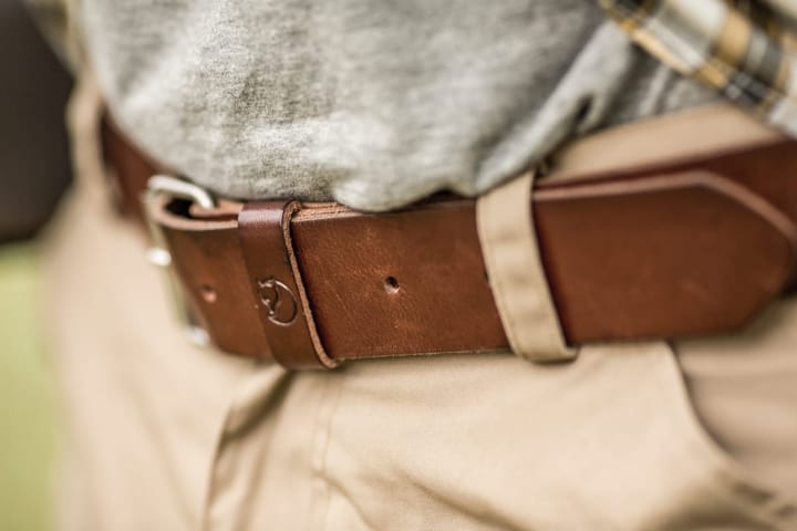 Fjällräven Singi Belt 4 cm Leather Brown Fjällräven