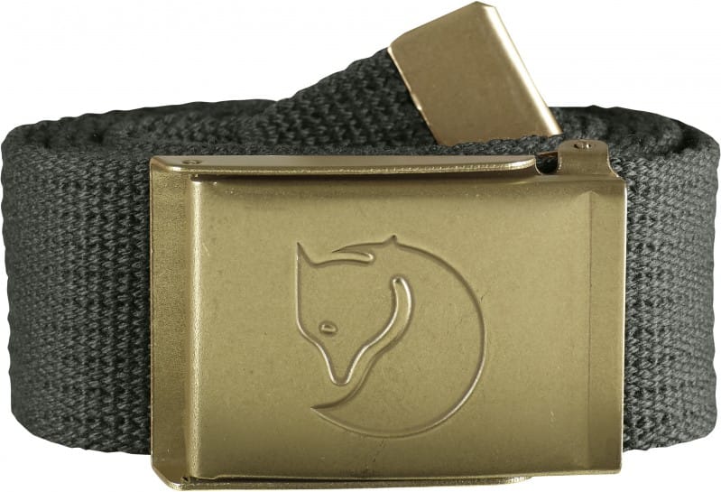 Fjällräven Canvas Brass Belt 4 cm Mountain Grey