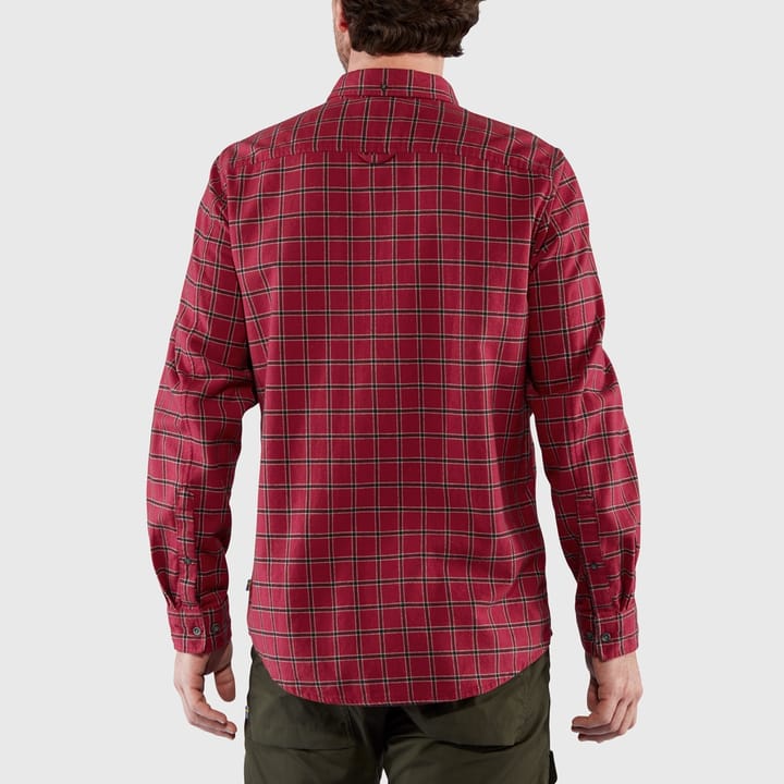 Fjällräven Övik Flannel Shirt M Buckwheat Brown-Dark Navy Fjällräven