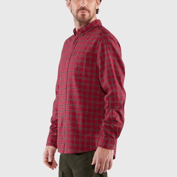 Fjällräven Övik Flannel Shirt M Buckwheat Brown-Dark Navy Fjällräven