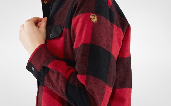 Fjällräven Women's Canada Wool Padded Jacket Red Fjällräven Fjällräven Women's Canada Wool Padded Jacket Red Fjällräven