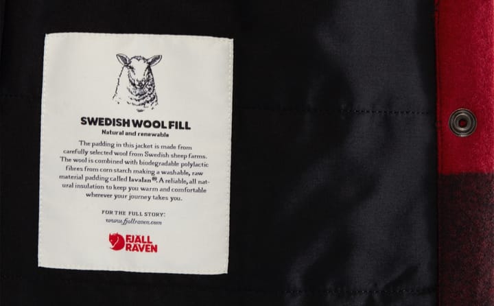 Fjällräven Canada Wool Padded Jacket Women's Stone Grey Fjällräven