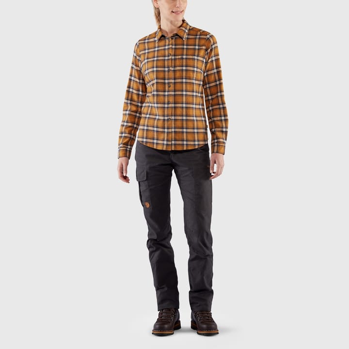 Fjällräven Övik Flannel Shirt W Chalk White-Dune Beige Fjällräven Fjällräven Övik Flannel Shirt W Chalk White-Dune Beige Fjällräven