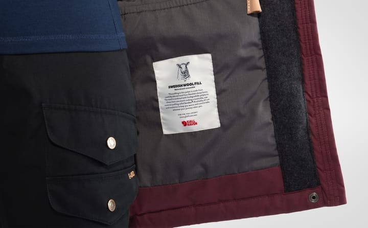 Fjällräven Singi Wool Padded Parka W Deep Forest Fjällräven