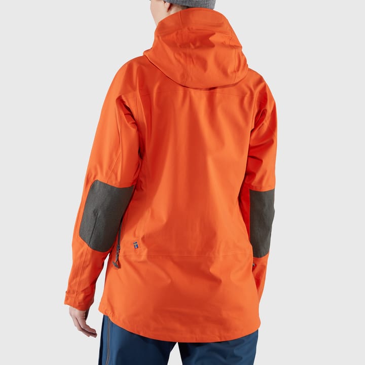 Fjällräven Women's Bergtagen Eco-Shell Jacket Hokkaido Orange Fjällräven