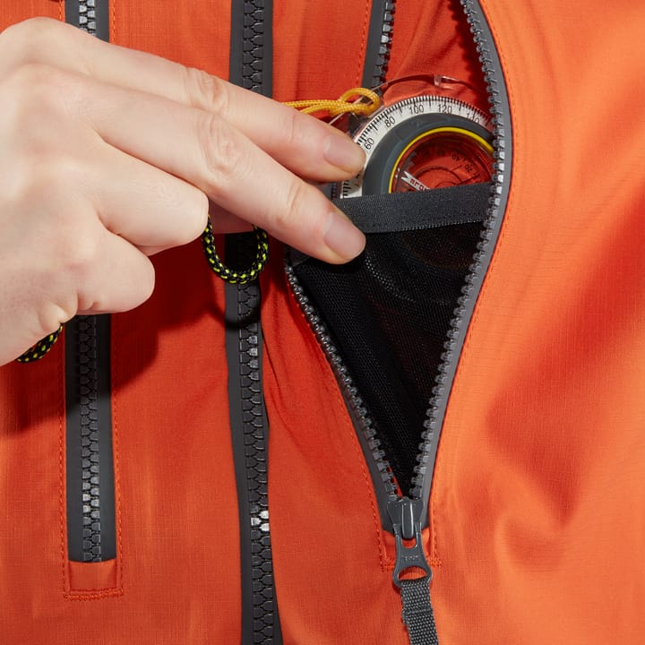 Fjällräven Women's Bergtagen Eco-Shell Jacket Hokkaido Orange Fjällräven