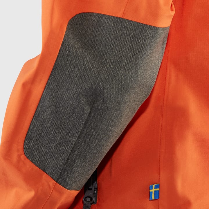 Fjällräven Women's Bergtagen Eco-Shell Jacket Hokkaido Orange Fjällräven