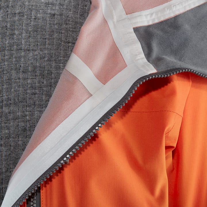 Fjällräven Women's Bergtagen Eco-Shell Jacket Hokkaido Orange Fjällräven