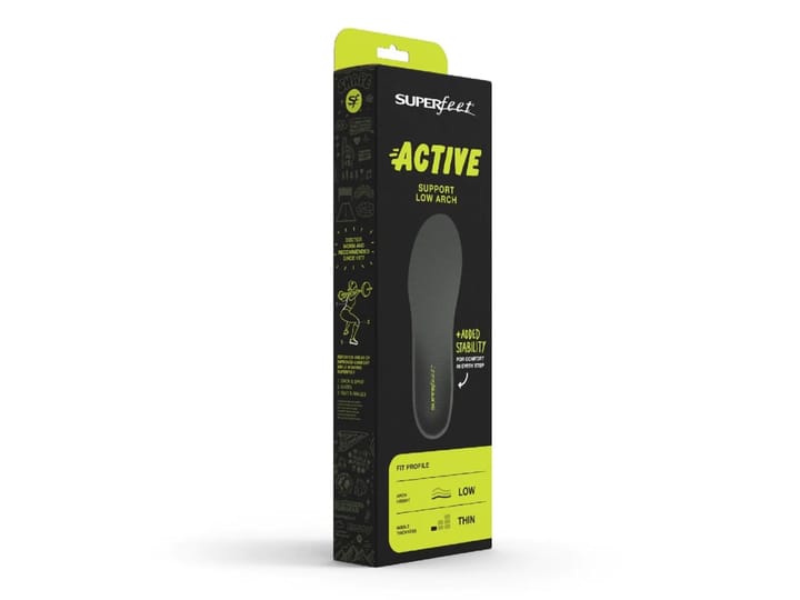 Superfeet Active Support Low Arch Grå Superfeet Superfeet Active Support Low Arch Grå Superfeet